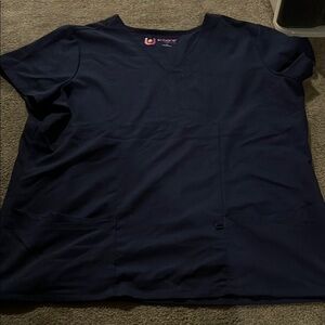 Urbane Ultimate Women’s Navy Scrub Top 2X